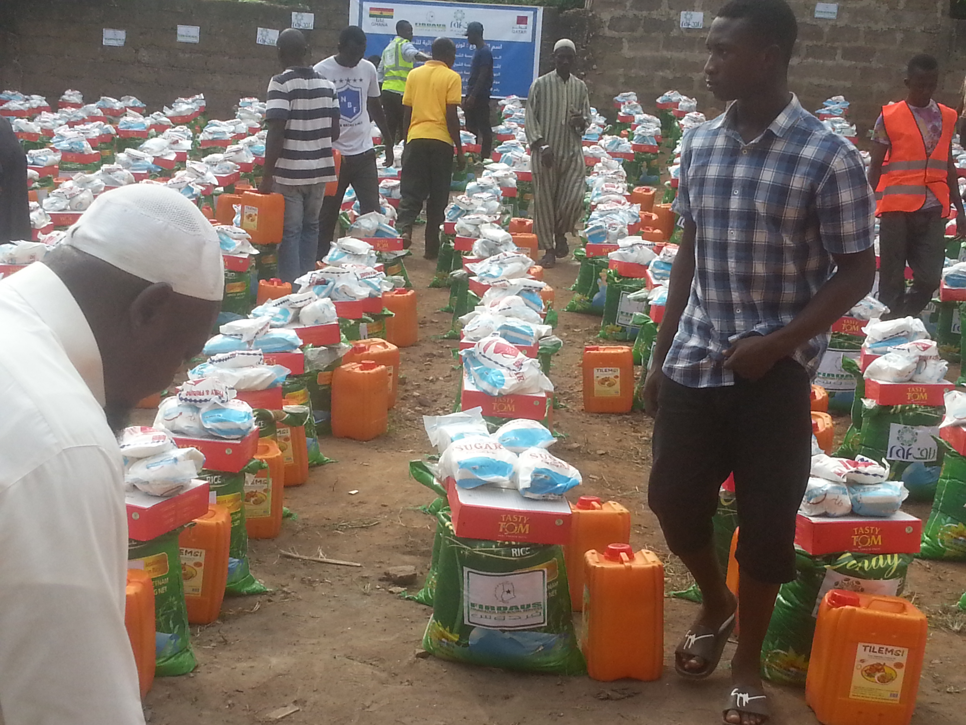 THE ITEMS ON THE DISPLAY